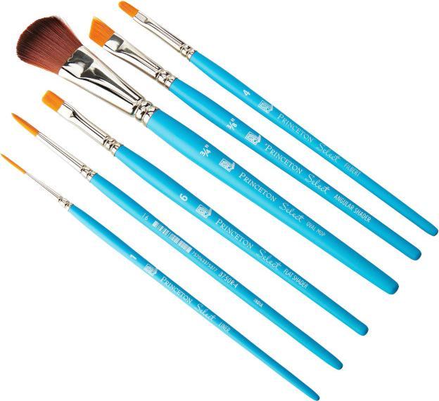 Image du produit Princeton Tec Set de pinceaux 6 formes de pinceaux différentes