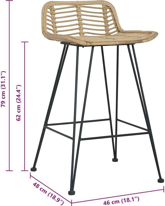 Produktbild vidaXL Barstuhl