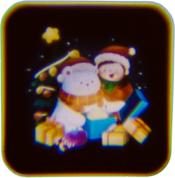 Image du produit Ootb Lampe de projection, Noël, avec 3 x AG13