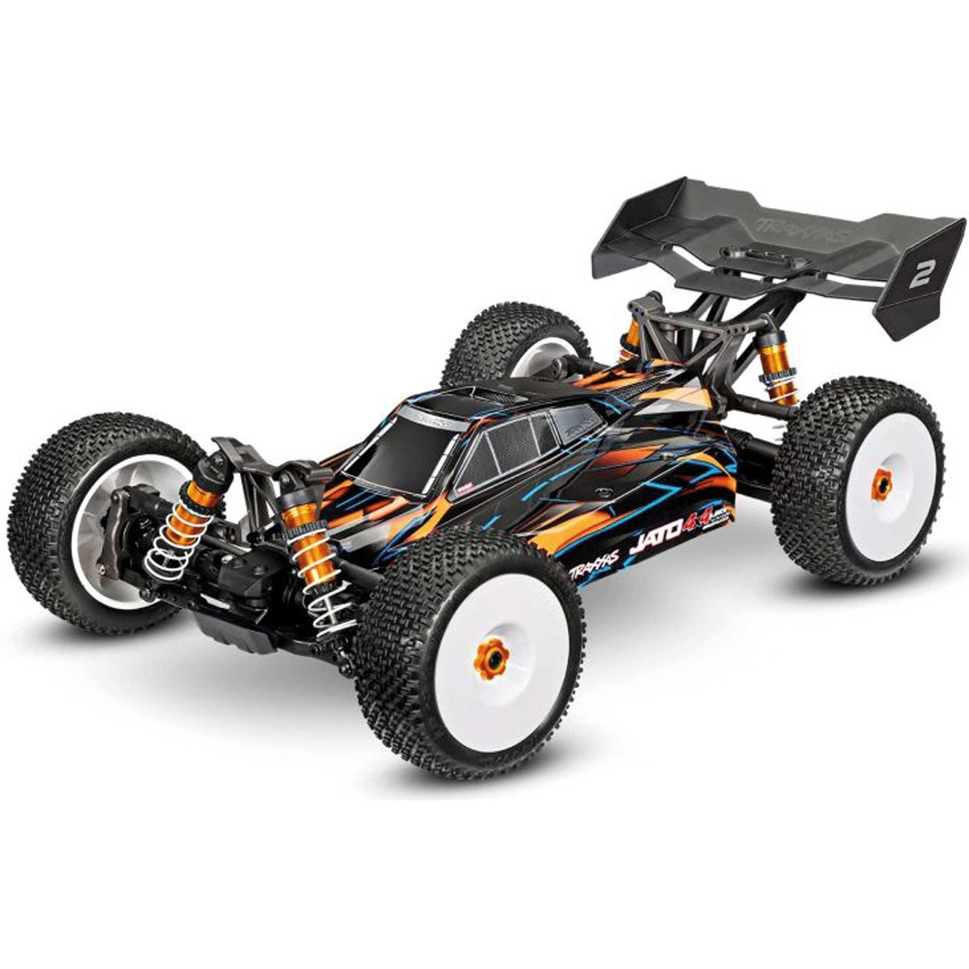Traxxas BUGGY JATO 4x4 VXL 1:8 EP RTR ORANGE TQi 2.4GHz BRUSHLESS OHNE LadegerÃ¤t und OHNE Akku (RTR pronto all'uso)
