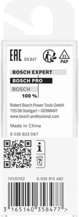 Produktbild Bosch Professional Zubehör Nutfräser, 8 mm, D1 13 mm, L 19,6 mm, G 51 mm. Für Handfräsen