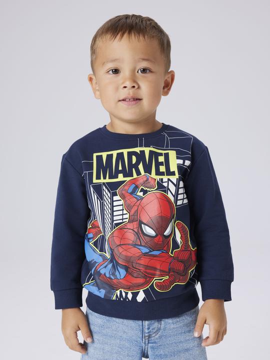 Produktbild Name it Nmmdion Spider Nreg Sweat Unb Noos Mar (98)