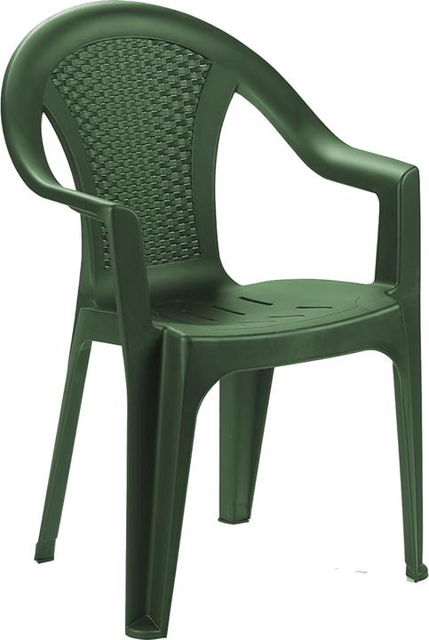 Mojawo Stacking chair Ischia rattan look green