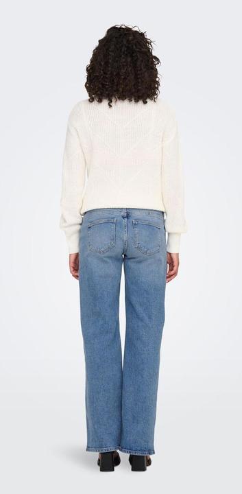 Actual product image Only Maternity OLMJUICY Hohe Taille Gerade geschnitten Jeans Jeans mit weitem Bein (L)