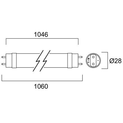 Produktbild Sylvania ToLEDo (G13, 2000 lm, 1x)