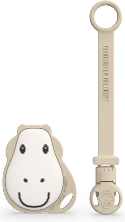 Matchstick Monkey Schnullerclip & flacher Beissring