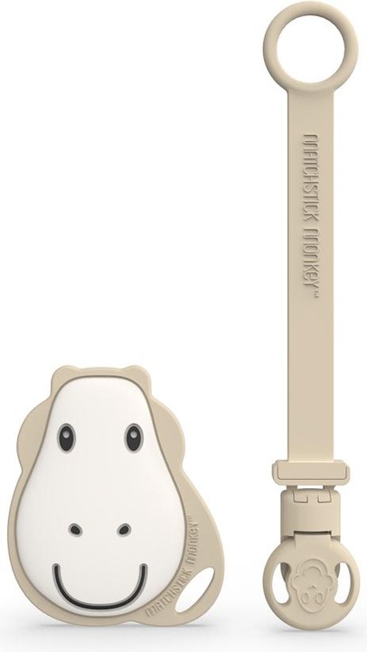 Matchstick Monkey Fopspeenklem & platte bijtring cadeauset