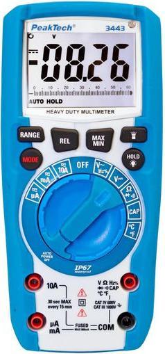 Produktbild Peaktech P 3443 Digitalmultimeter (CAT IV 600V, CAT III 1000V)