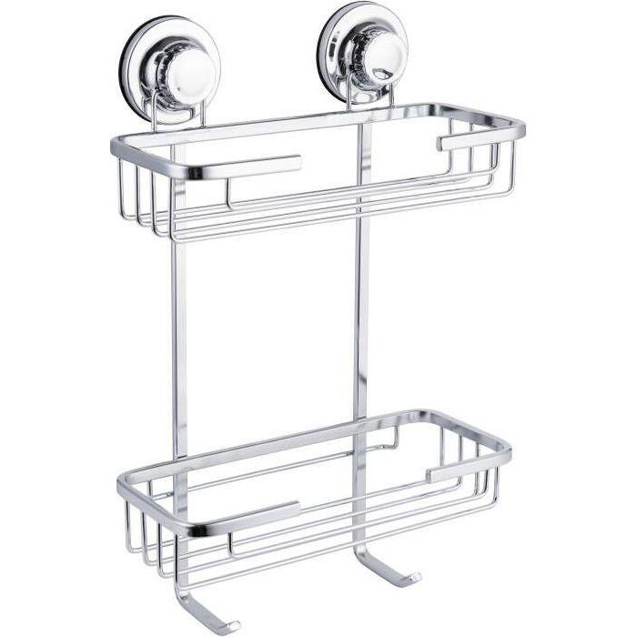 Domoletti, Mensola doccia, RACK DI ASPIRAZIONE (2 STRATI) BIC-1412