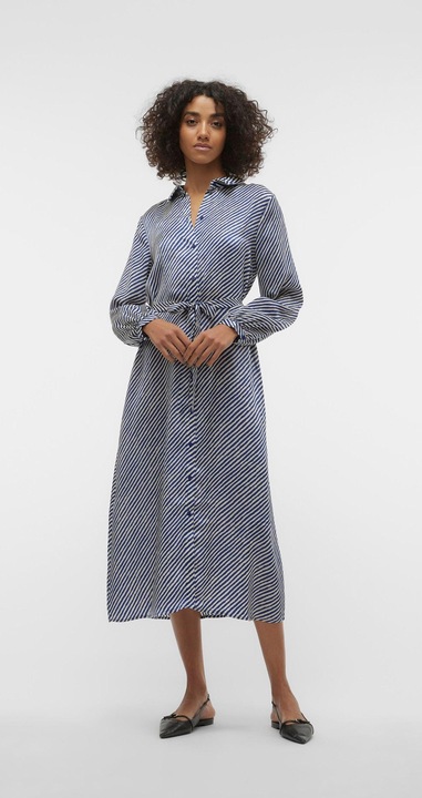 Actual product image Vero Moda VMIZEL Midikleid Hemdblusenkleid (S)
