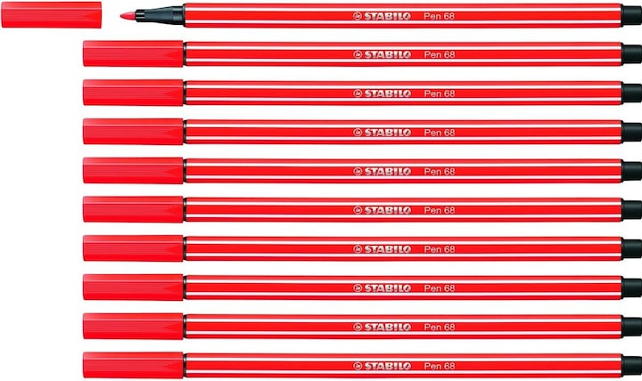 Energielabel STABILO Pen 68 (Rood, 10 x)
