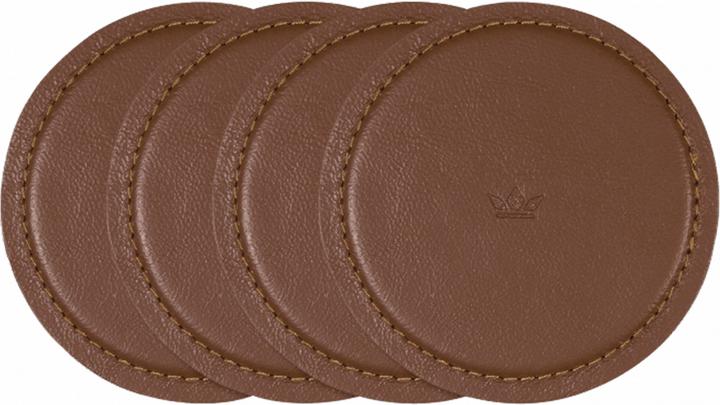 Produktbild DutchDeluxes Untersetzer Leder 4 Stück (4 x, Glasuntersetzer)