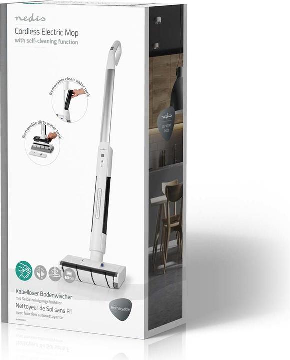 Actual product image Nedis HHEM300WT, Floor Cleaner, White (Wipe)