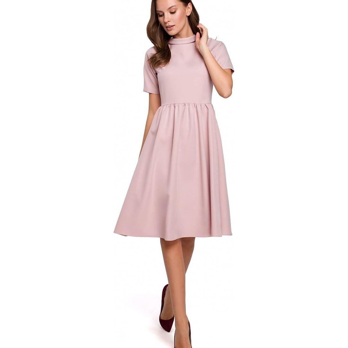 Makover, Damen, Kleider, Alltagskleid, Rosa, (XXL)