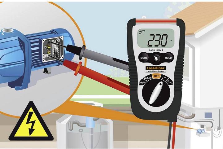 Actual product image Laserliner MultiMeter-Pocket Hand-Multimeter