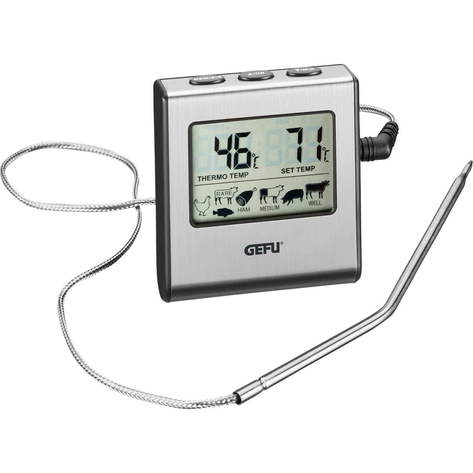 GEFU, Grillthermometer, Bratenthermometer mit Timer