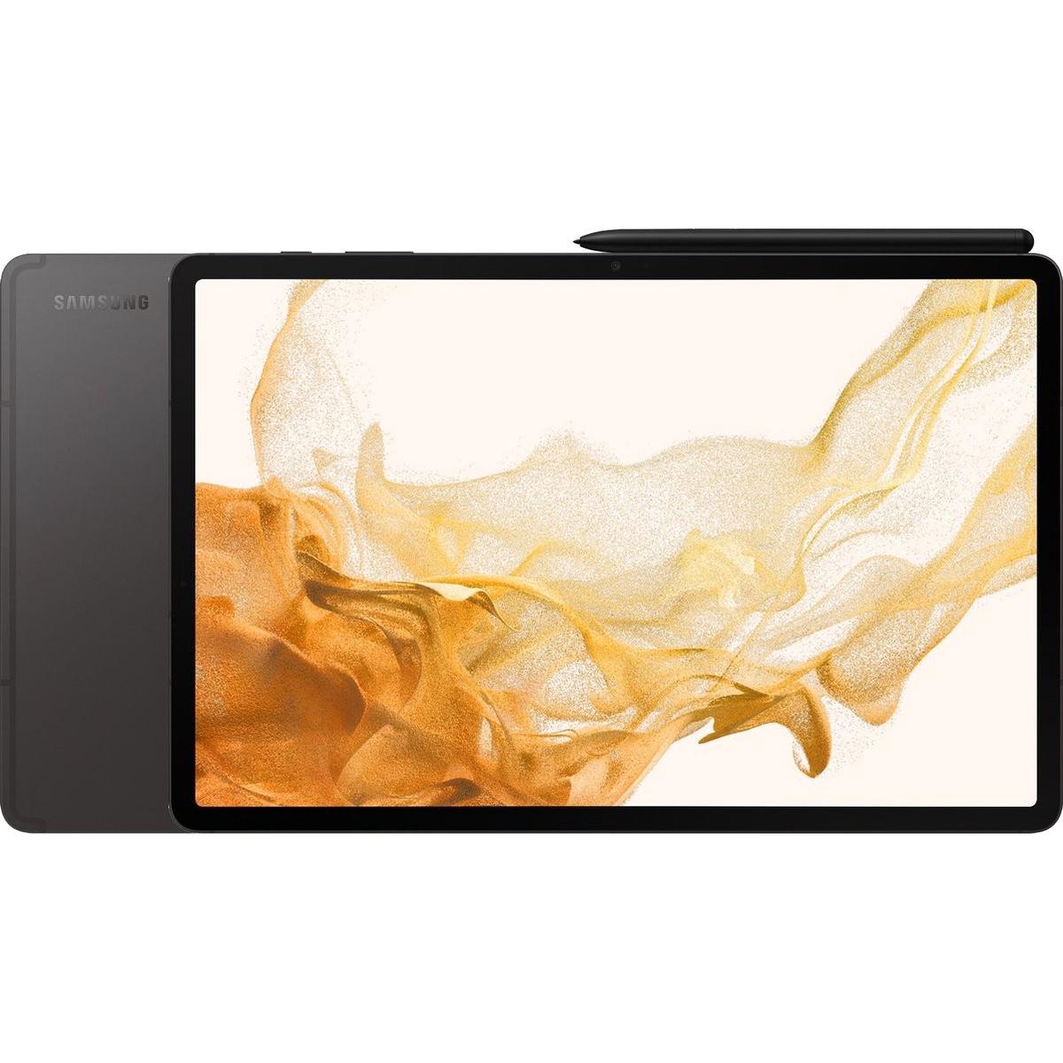 Samsung Galaxy Tab S8+ (nur WLAN, 12.40", 128 GB, Graphite), Tablet, Grau