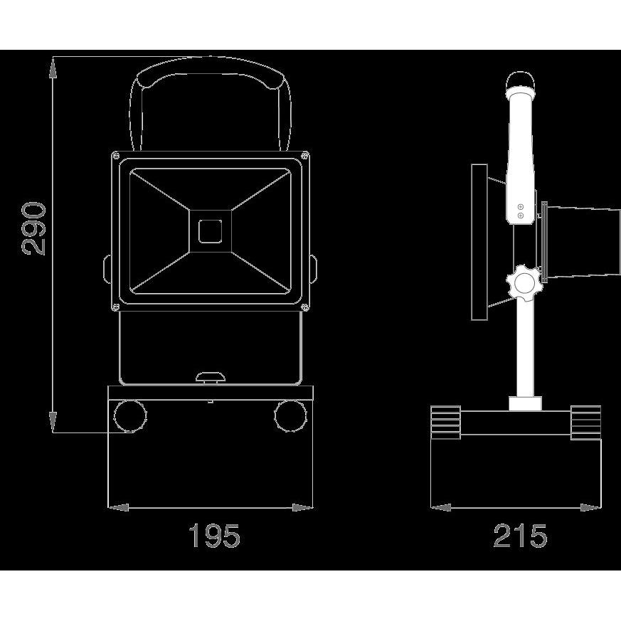 Thumbnail - Synergy 21, Arbeitsleuchte, LED Spot Outdoor Baustrahler (1600 lm)
