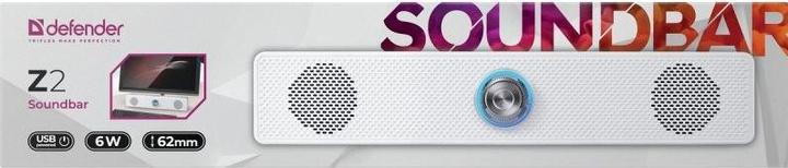 Actual product image Defender Głośnik Soundbar Z2 6w LED Biały (6 W)