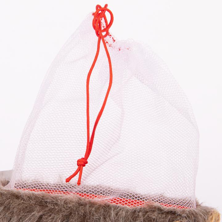 Produktbild Idena Nikolausstiefel rot 14x8x13,5cm mit Filzbezug