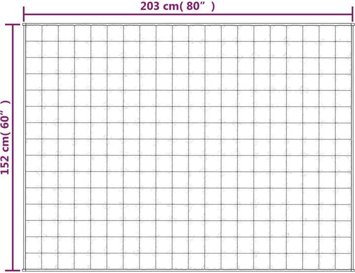 Image du produit vidaXL Gewichtsdecke (203 x 152 cm)