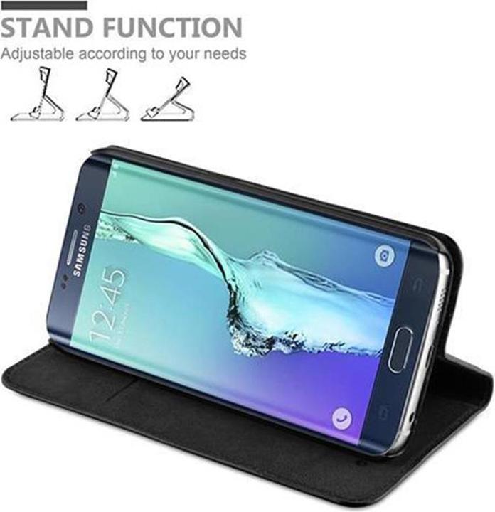 Actual product image Cadorabo Book Invisible Magnet Cover (Samsung Galaxy S6 Edge)