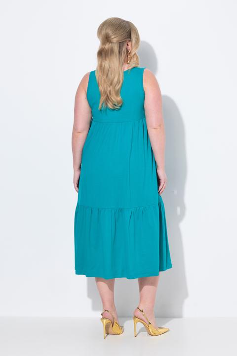 Produktbild Miamoda Midikleid, A-Linie, Cupromix-Jersey, Saumvolant (48)