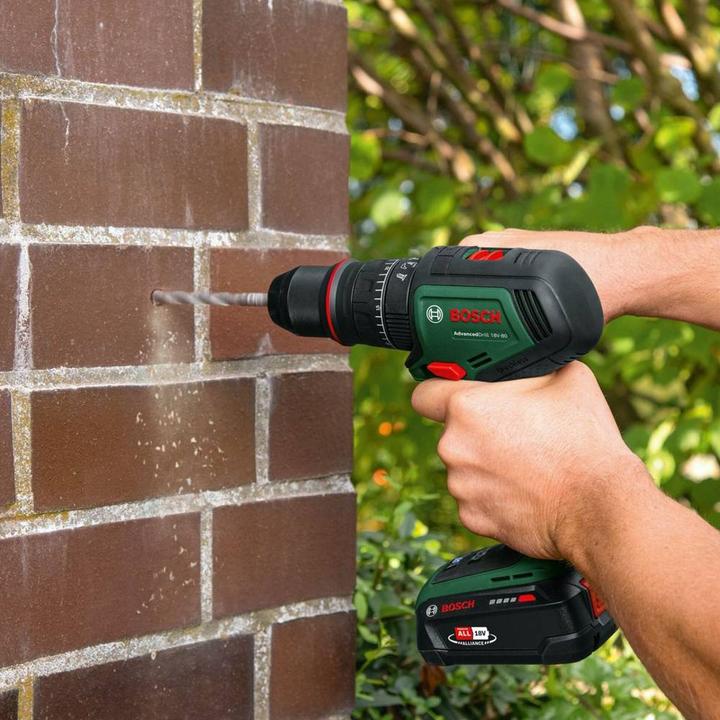 Produktbild Bosch Home & Garden Akku-Schlagbohrmaschine AdvancedImpact 18V-80 QuickSnap, Aufsätze
