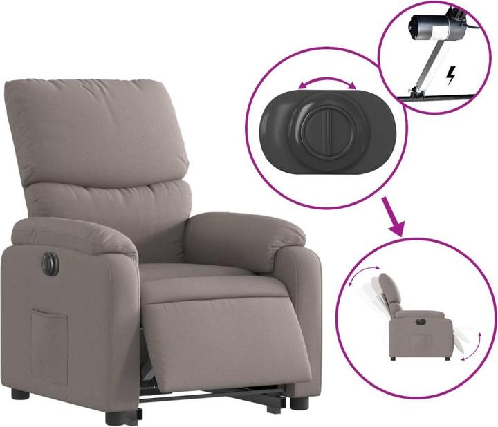 Actual product image vidaXL Relaxsessel mit Aufstehhilfe