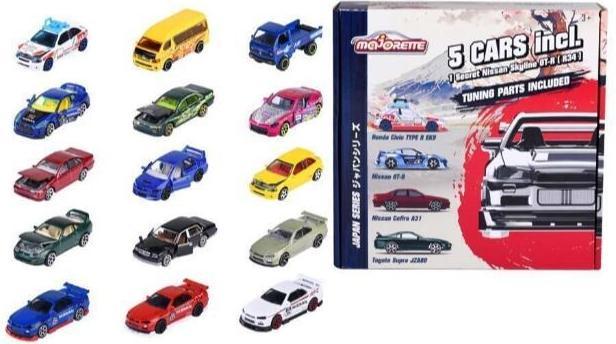 Productafbeelding Majorette Japan Serie Bonus Pack, 3-soort.