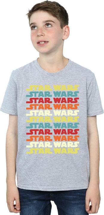 Produktbild Star Wars Retro Repeat Logo TShirt Jungen (128)