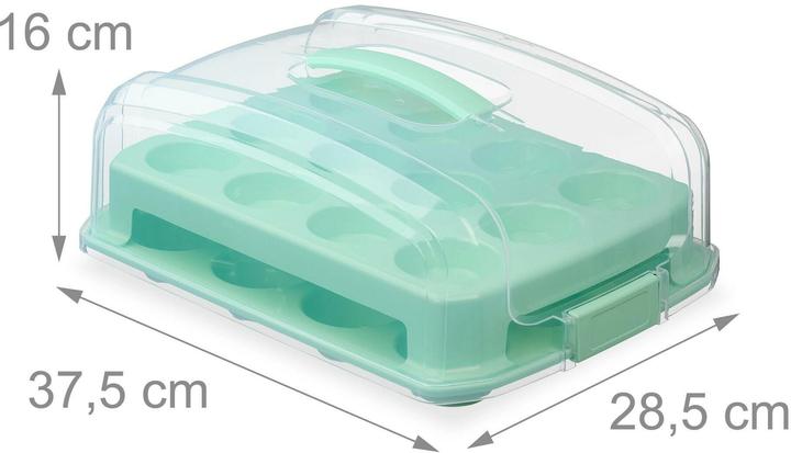 Produktbild Relaxdays Muffin Transportbox