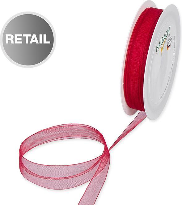 Produktbild Halbach Organzaband, rot