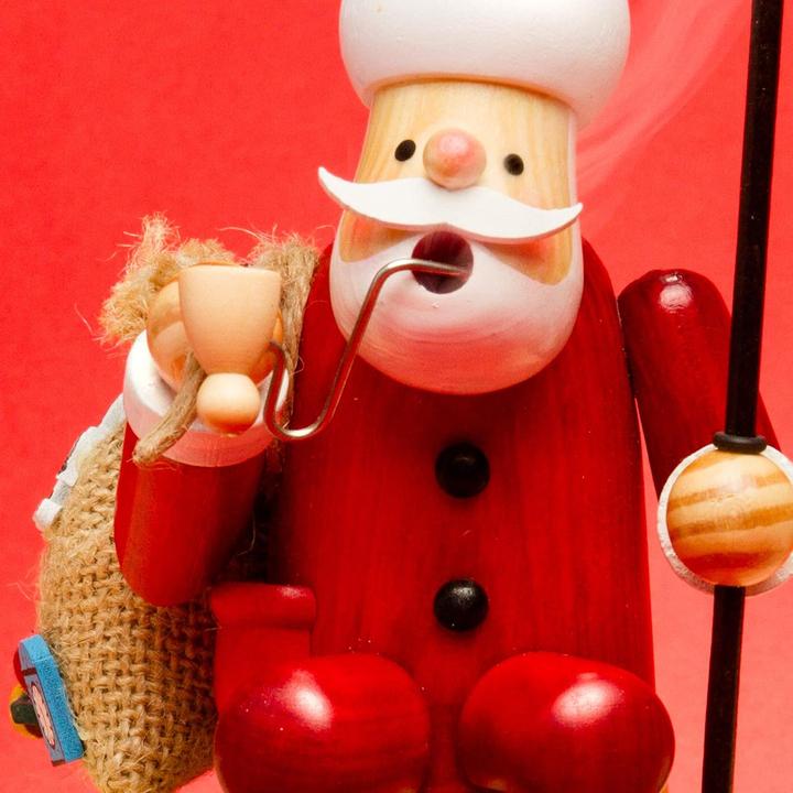 Produktbild Sikora Räuchermännchen Weihnachtsmann auf Skiern