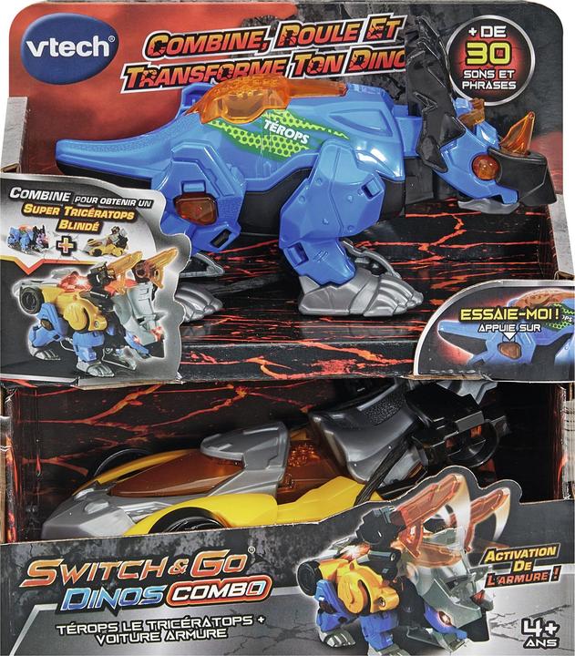 Produktbild VTech Petis Switch & Go Dinos Combo (differents models) (Französisch, 3 - 8 Jahre)