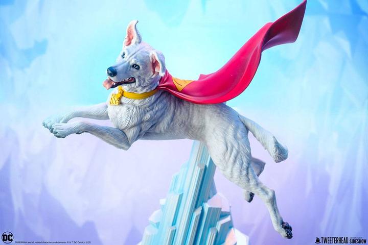 Actual product image Tweeterhead DC Comics statuette Krypto 32 cm
