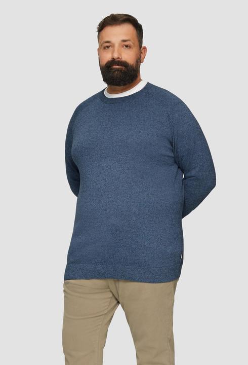 Produktbild S.Oliver Strickpullover Strickpullover mit Rippbündchen (3XL)