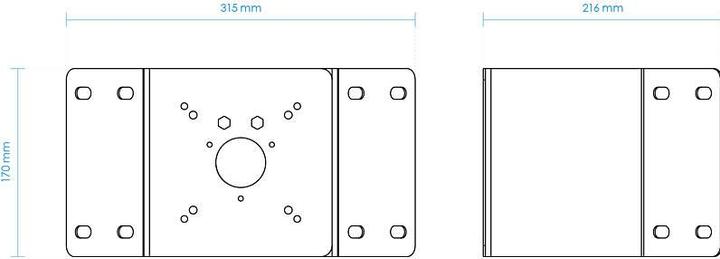 Produktbild Vivotek Eckadapter AM-412 (Montage-Kit)
