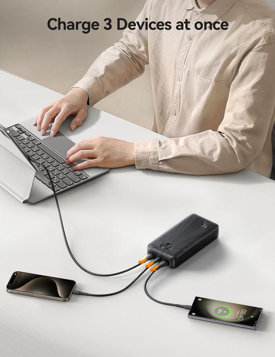 Produktbild Joyroom 22.5W LED Fast Charging Power Bank 20000mAh (20000 mAh, 22.50 W, 74 Wh)