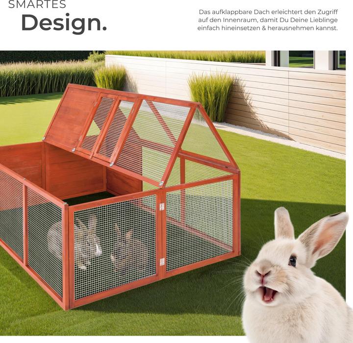 Actual product image tectake Hasenstall