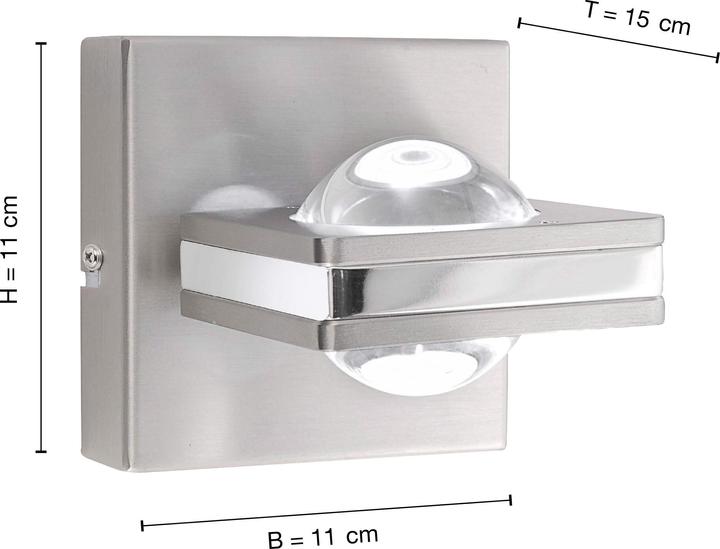 Actual product image Paul Neuhaus LEDWall lampLED Fisheye (460 lm)