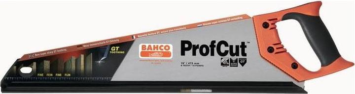 Actual product image Bahco ProfCut hand saw with hardened tooth tips for hardwood, plywood, thin profiles, GT toothing