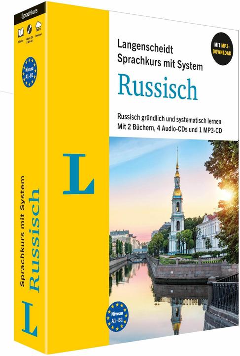 Actual product image Langenscheidt Russisch mit System (German, Russian, Dr Elena Minakova-Boblest, 2025)