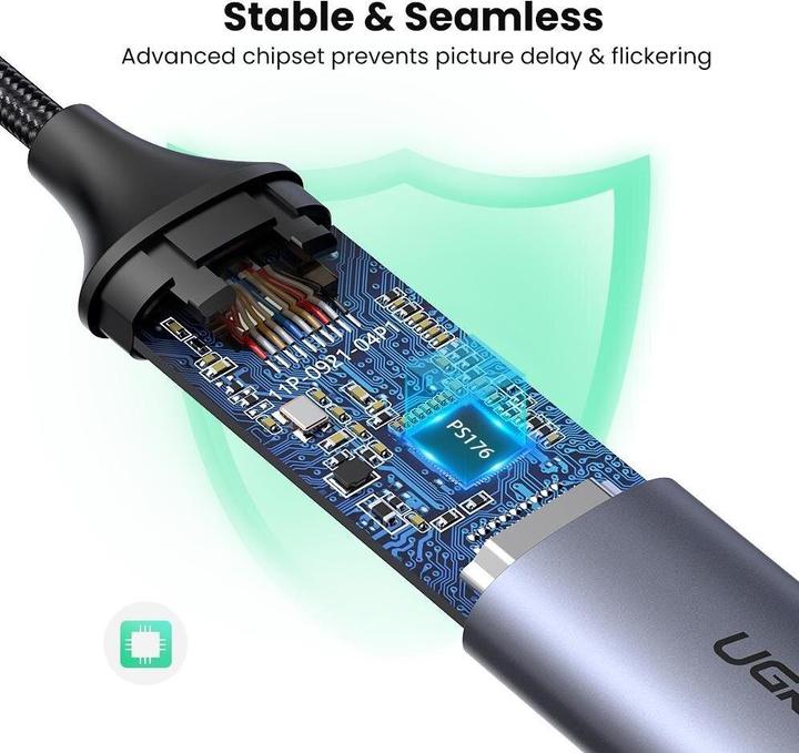 Produktbild Ugreen USB-C zu HDMI Adapter (USB Typ-C, 10 cm)