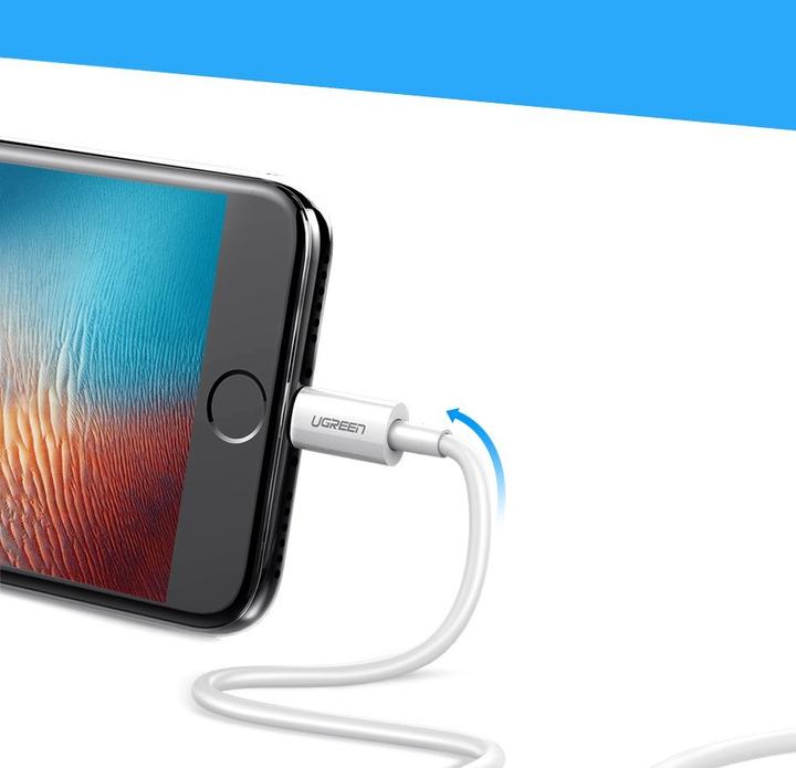 Produktbild Ugreen Lightning zu USB-A 2.0 Kabel (1 m, USB 2.0)