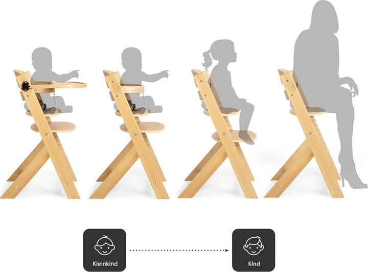 Actual product image BabyGo Family Pro nature (Highchair)