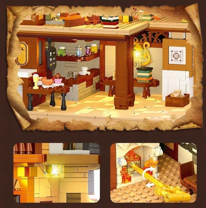 Actual product image Jie Star Medieval library