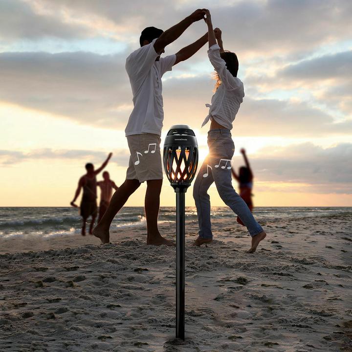 Produktbild InnovaGoods Kabelloser Lautsprecher mit LED-Flammeneffekt Spekkle (3 h)