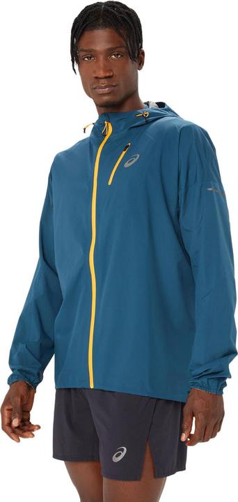 Actual product image ASICS Performance Fujitrail Waterp Jacket Men Magnetic Blue (S)