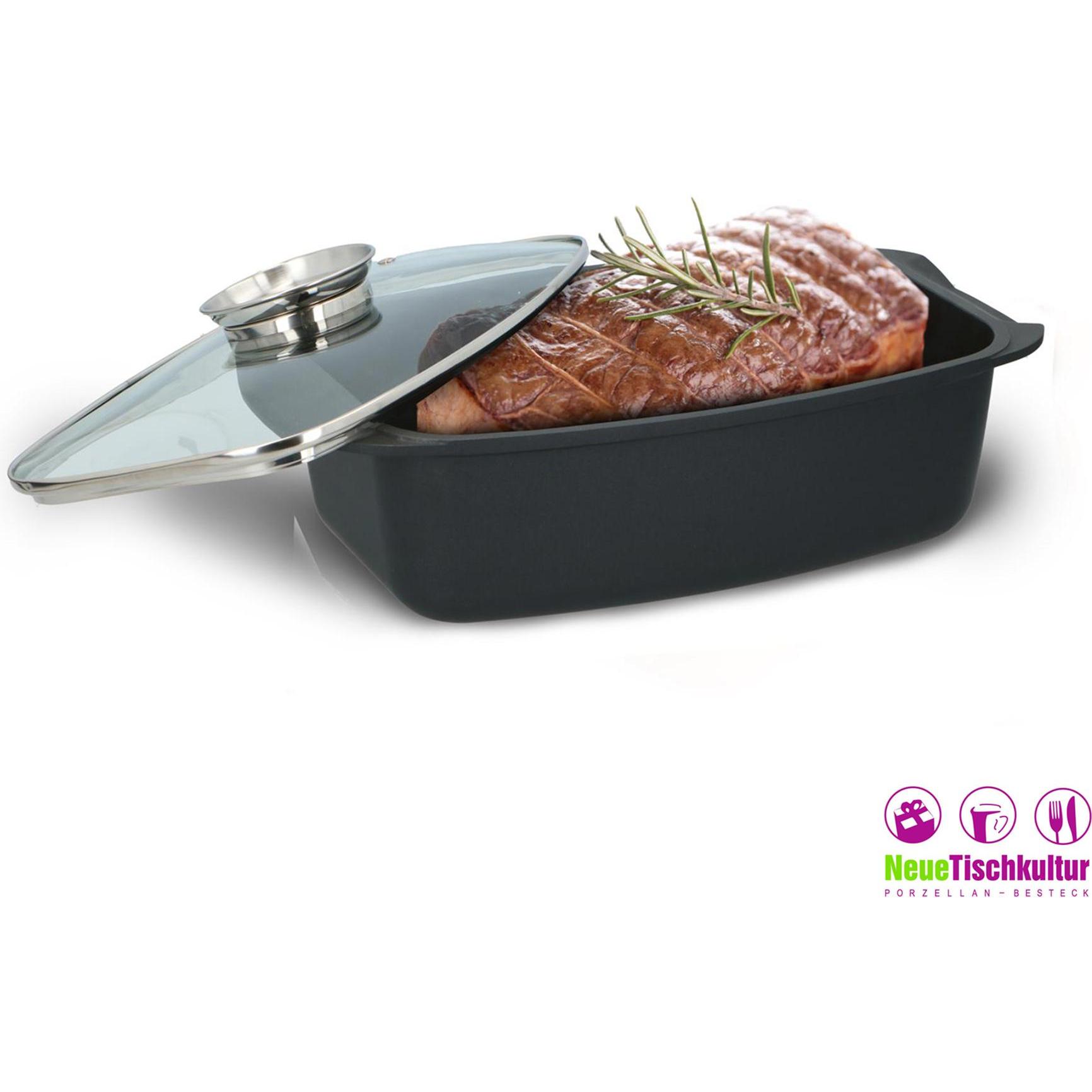 Thumbnail - neuetischkultur Aromabräter 5,5 L, Pfanne + Kochtopf, Schwarz